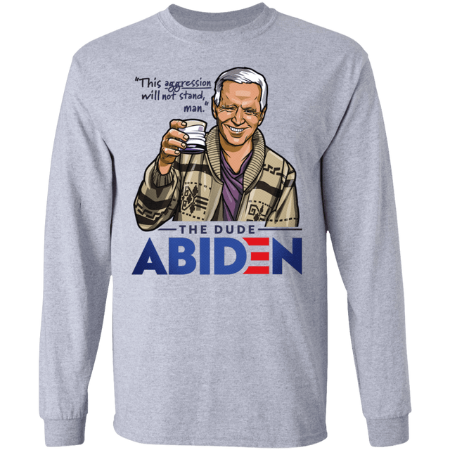 T-Shirts Sport Grey / S The Dude Abiden Men's Long Sleeve T-Shirt