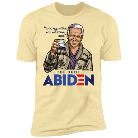 T-Shirts Banana Cream / S The Dude Abiden Men's Premium T-Shirt