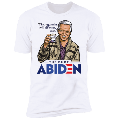 T-Shirts White / S The Dude Abiden Men's Premium T-Shirt