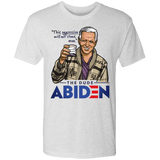 T-Shirts Heather White / S The Dude Abiden Men's Triblend T-Shirt