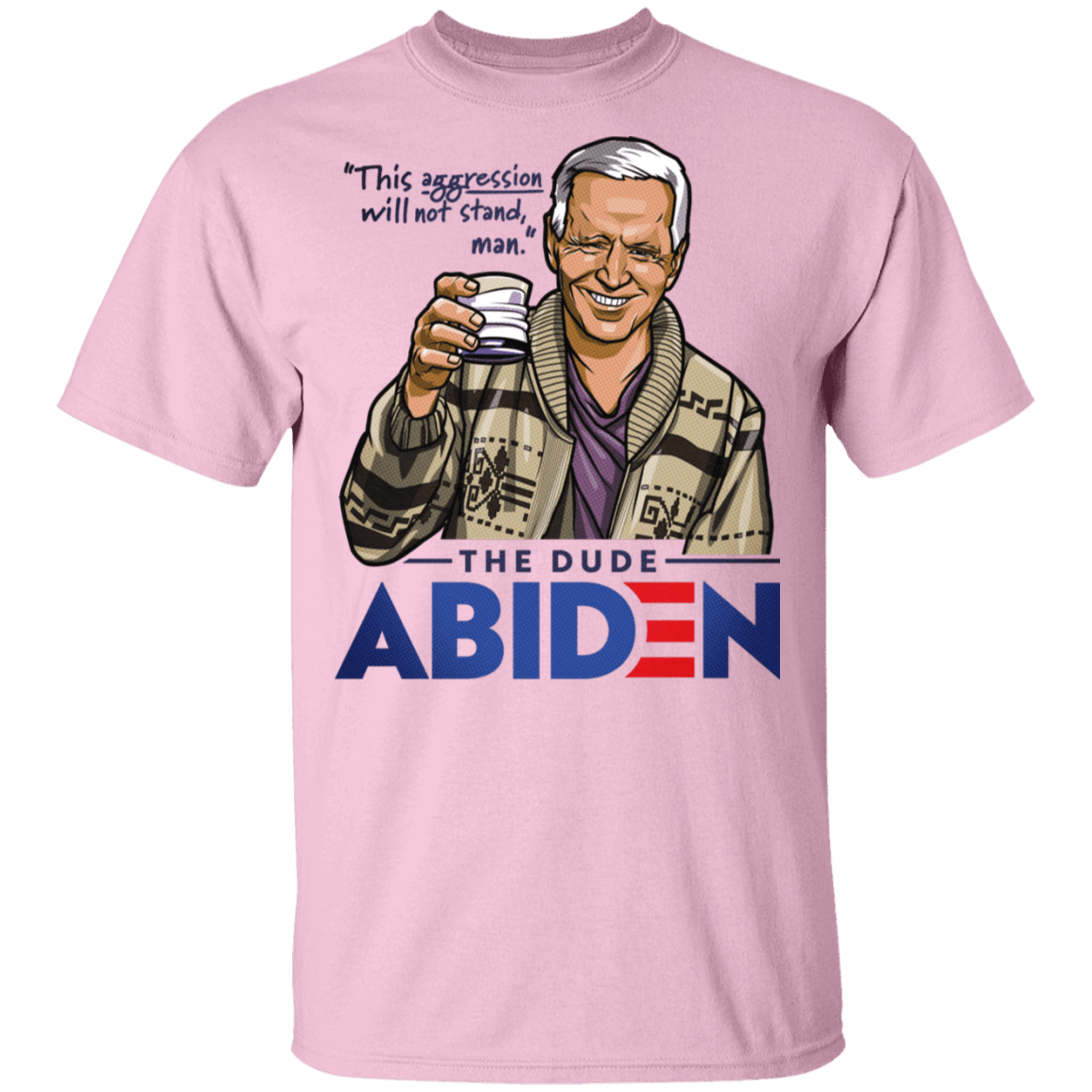 T-Shirts Light Pink / S The Dude Abiden T-Shirt