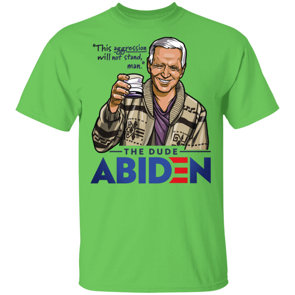 T-Shirts Lime / S The Dude Abiden T-Shirt