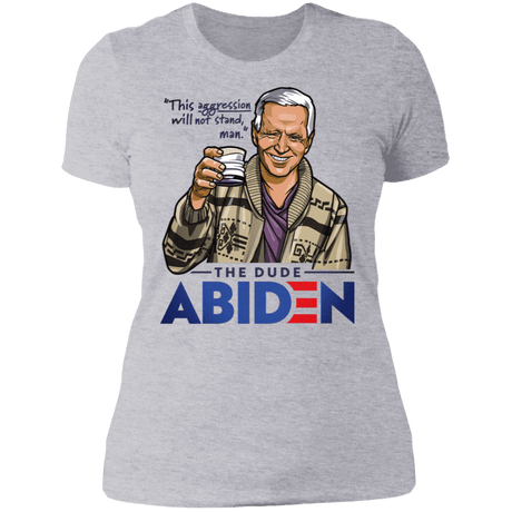 T-Shirts Heather Grey / X-Small The Dude Abiden Women's Premium T-Shirt