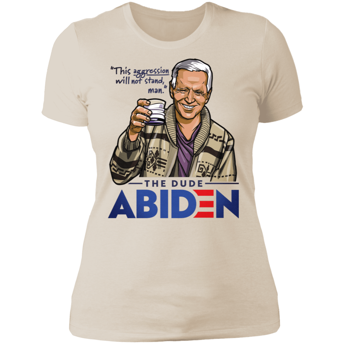 T-Shirts Ivory/ / X-Small The Dude Abiden Women's Premium T-Shirt