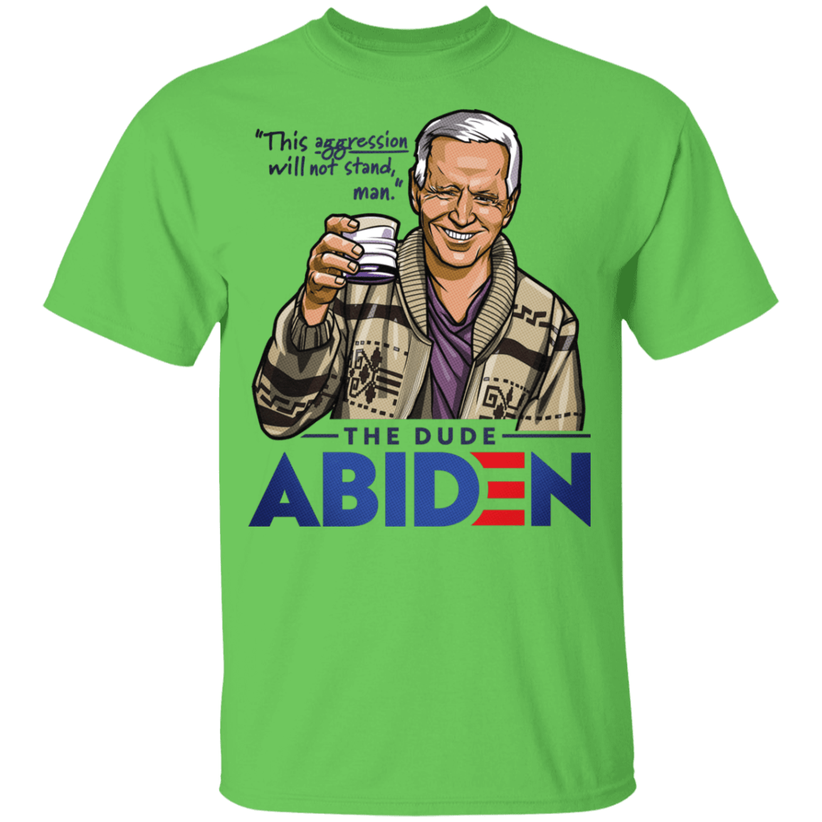 T-Shirts Lime / YXS The Dude Abiden Youth T-Shirt