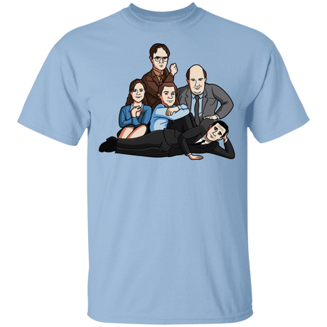T-Shirts Light Blue / YXS The Dunder Mifflin Club Youth T-Shirt