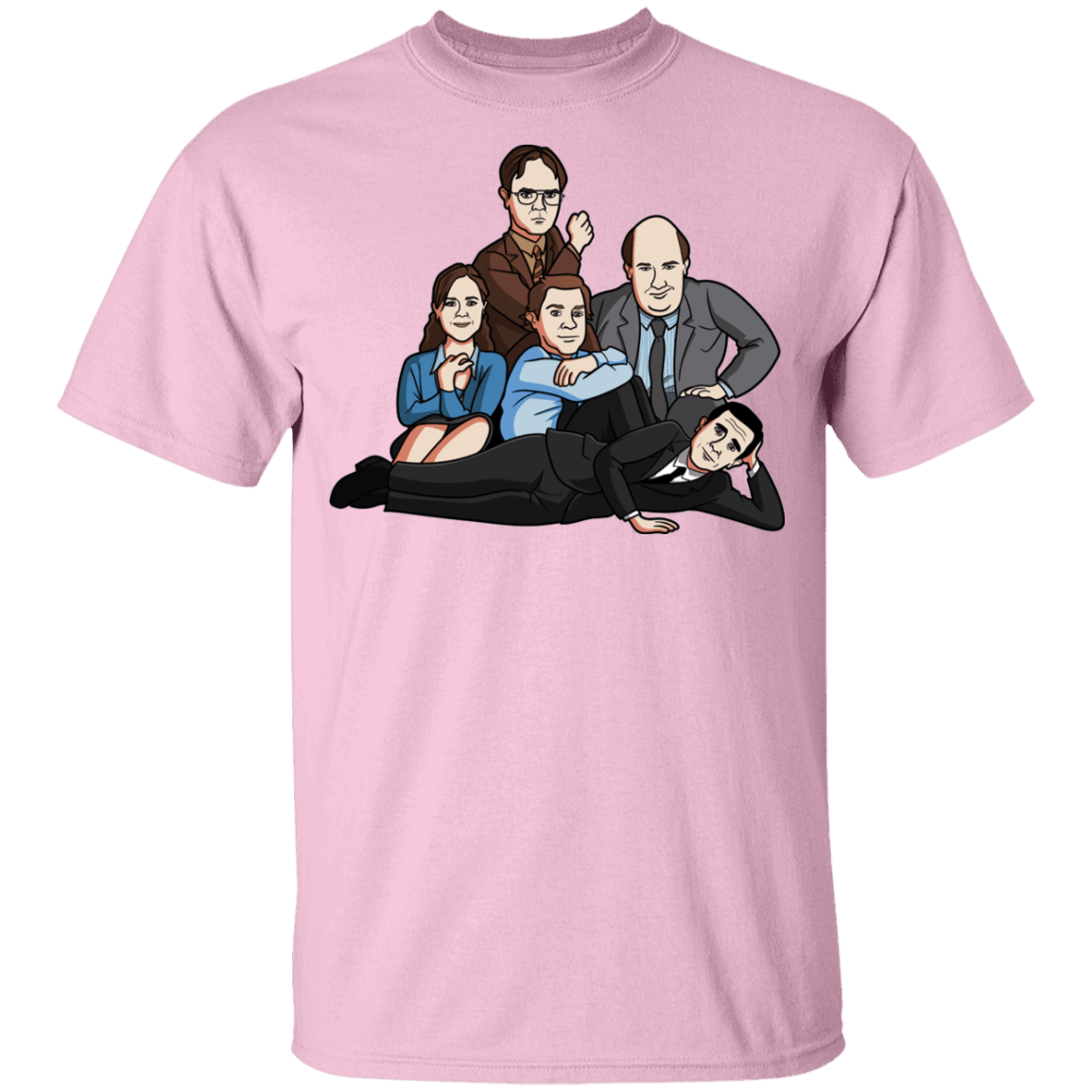 T-Shirts Light Pink / YXS The Dunder Mifflin Club Youth T-Shirt