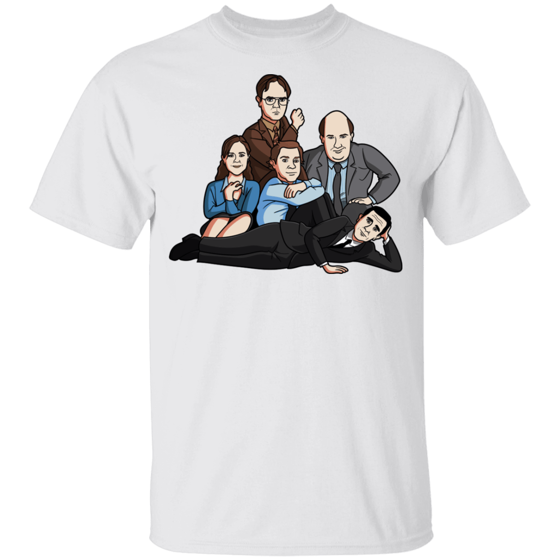 Buy Official The Office Dunder Mifflin Royal Blue Graphic TShirt