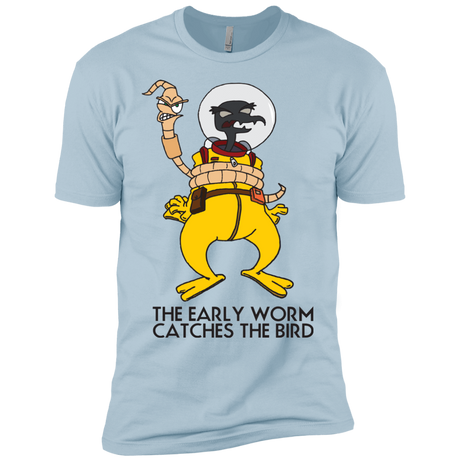 T-Shirts Light Blue / YXS The Early Worm Catches The Bird Boys Premium T-Shirt