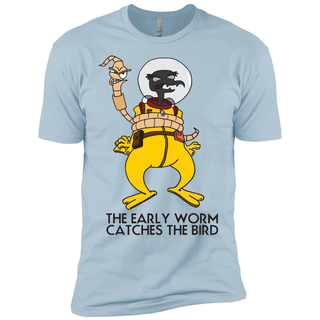 T-Shirts Light Blue / YXS The Early Worm Catches The Bird Boys Premium T-Shirt