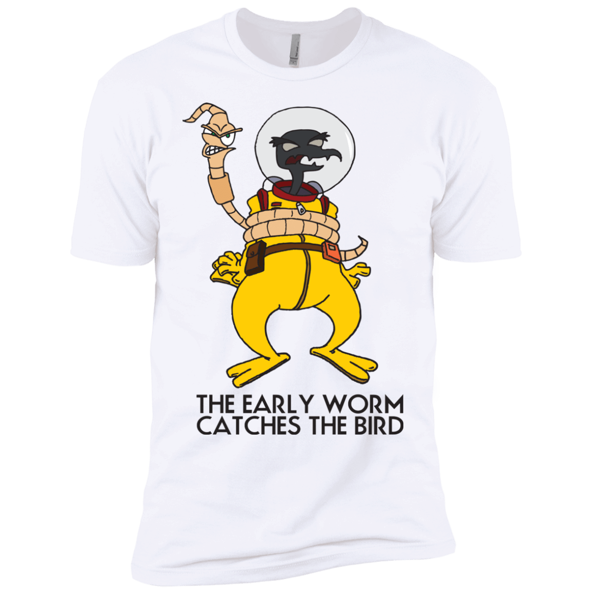 T-Shirts White / YXS The Early Worm Catches The Bird Boys Premium T-Shirt