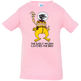 T-Shirts Pink / 6 Months The Early Worm Catches The Bird Infant Premium T-Shirt