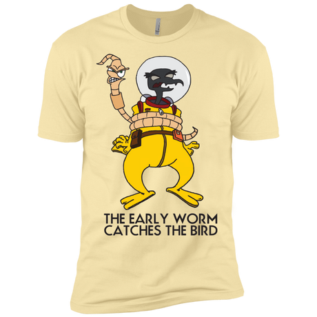 T-Shirts Banana Cream / X-Small The Early Worm Catches The Bird Men's Premium T-Shirt