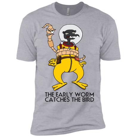 T-Shirts Heather Grey / X-Small The Early Worm Catches The Bird Men's Premium T-Shirt