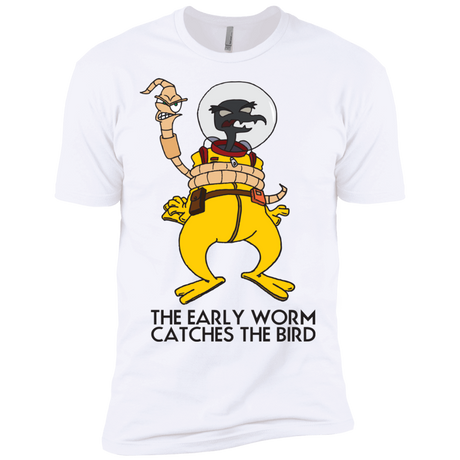 T-Shirts White / X-Small The Early Worm Catches The Bird Men's Premium T-Shirt