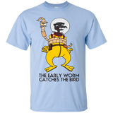 T-Shirts Light Blue / Small The Early Worm Catches The Bird T-Shirt