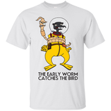 T-Shirts White / Small The Early Worm Catches The Bird T-Shirt