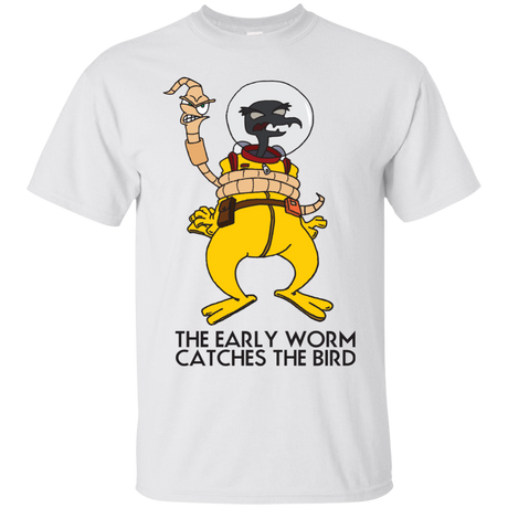 T-Shirts White / Small The Early Worm Catches The Bird T-Shirt