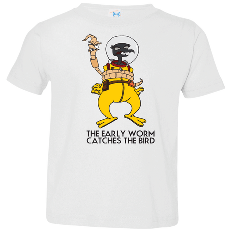 T-Shirts White / 2T The Early Worm Catches The Bird Toddler Premium T-Shirt