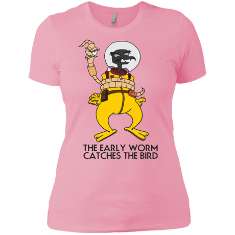 T-Shirts Light Pink / X-Small The Early Worm Catches The Bird Women's Premium T-Shirt