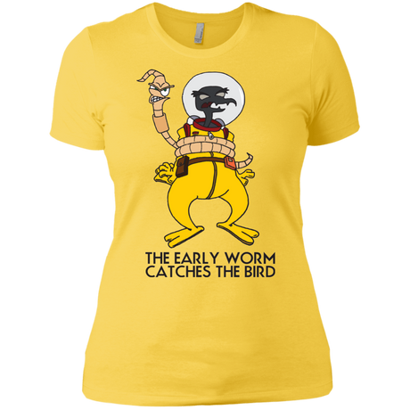T-Shirts Vibrant Yellow / X-Small The Early Worm Catches The Bird Women's Premium T-Shirt