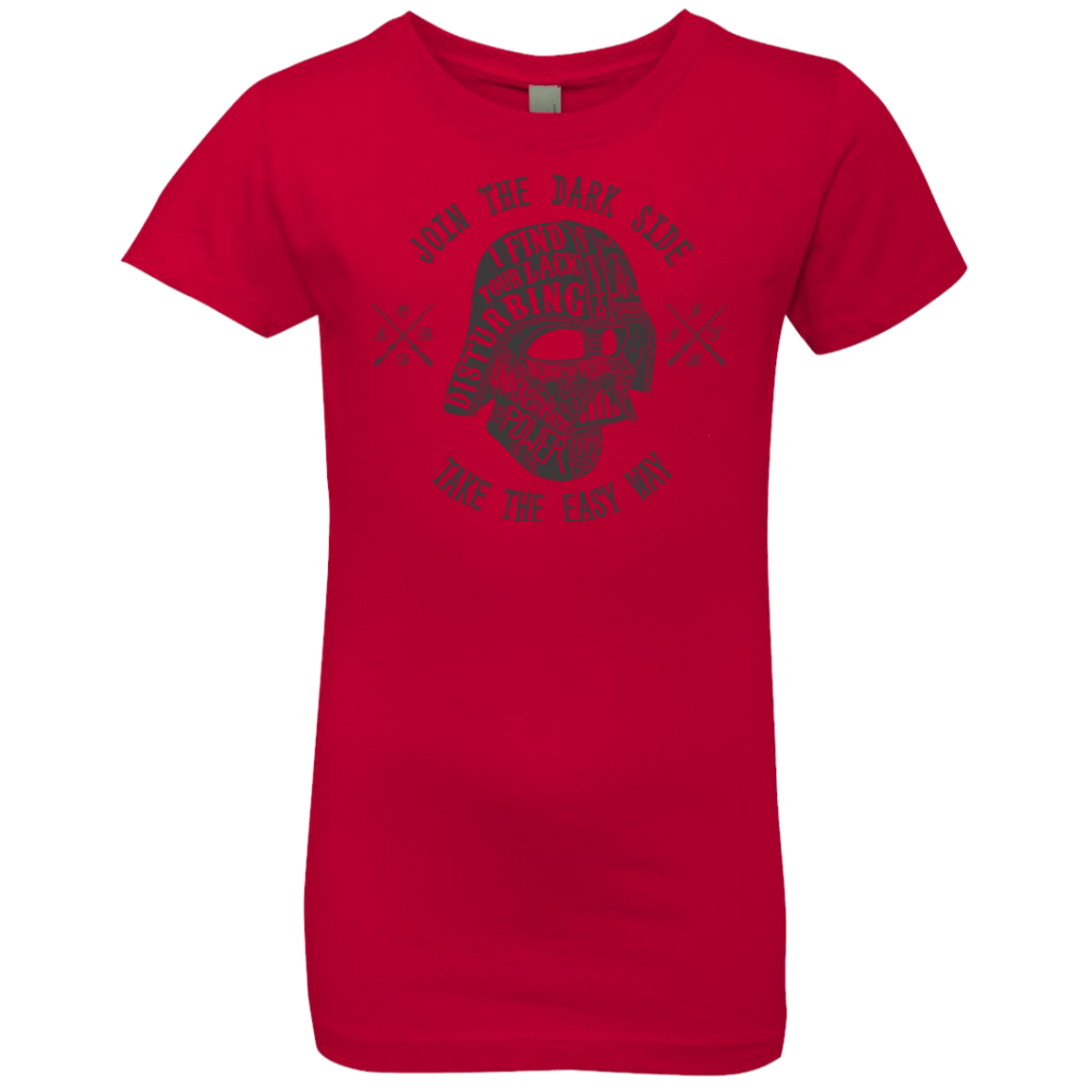 T-Shirts Red / YXS The Easy Way Girls Premium T-Shirt
