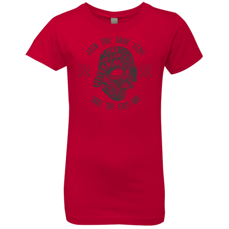 T-Shirts Red / YXS The Easy Way Girls Premium T-Shirt