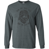 T-Shirts Dark Heather / S The Easy Way Men's Long Sleeve T-Shirt