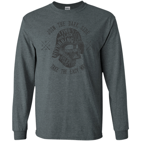 T-Shirts Dark Heather / S The Easy Way Men's Long Sleeve T-Shirt