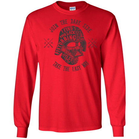 T-Shirts Red / S The Easy Way Men's Long Sleeve T-Shirt