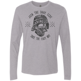 T-Shirts Heather Grey / S The Easy Way Men's Premium Long Sleeve
