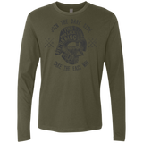T-Shirts Military Green / S The Easy Way Men's Premium Long Sleeve
