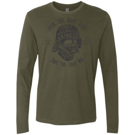 T-Shirts Military Green / S The Easy Way Men's Premium Long Sleeve