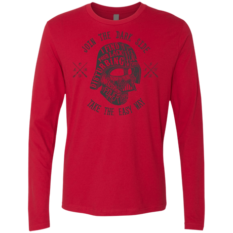 T-Shirts Red / S The Easy Way Men's Premium Long Sleeve