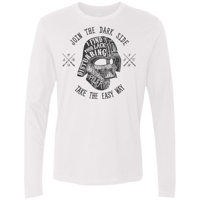 T-Shirts White / S The Easy Way Men's Premium Long Sleeve