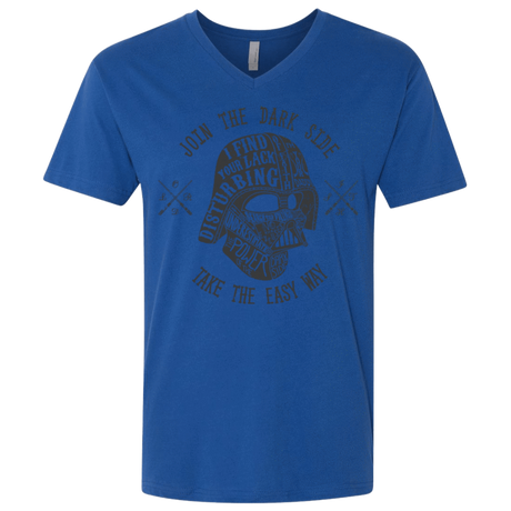 T-Shirts Royal / X-Small The Easy Way Men's Premium V-Neck