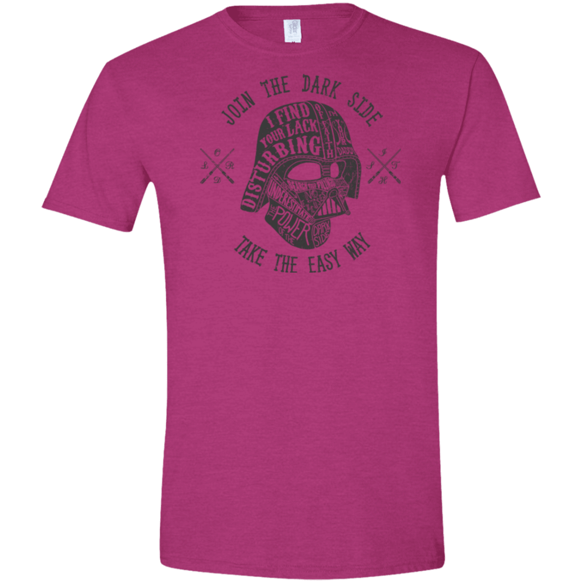 T-Shirts Antique Heliconia / S The Easy Way Men's Semi-Fitted Softstyle