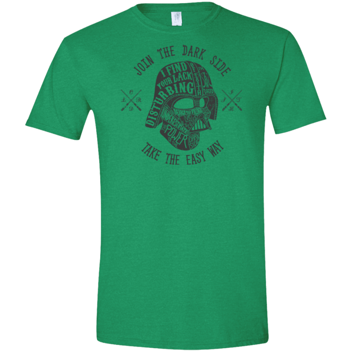 T-Shirts Heather Irish Green / S The Easy Way Men's Semi-Fitted Softstyle