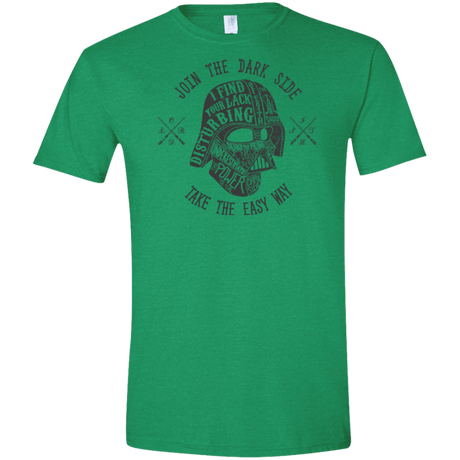 T-Shirts Heather Irish Green / S The Easy Way Men's Semi-Fitted Softstyle