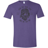 T-Shirts Heather Purple / S The Easy Way Men's Semi-Fitted Softstyle