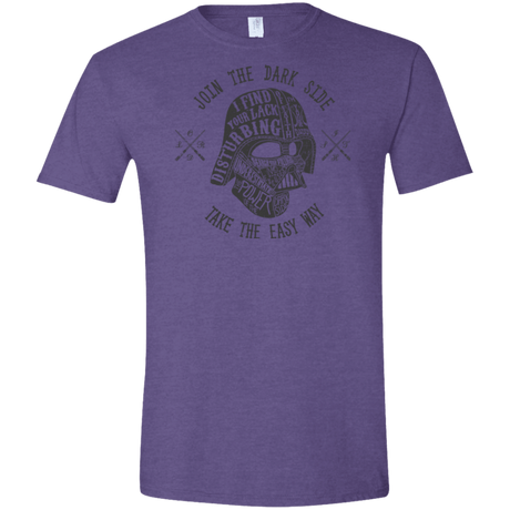 T-Shirts Heather Purple / S The Easy Way Men's Semi-Fitted Softstyle