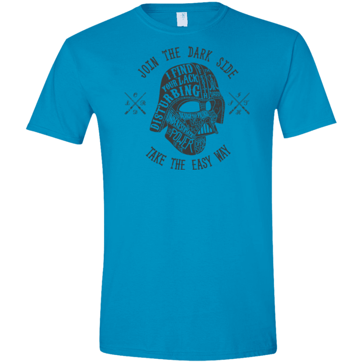 T-Shirts Sapphire / S The Easy Way Men's Semi-Fitted Softstyle