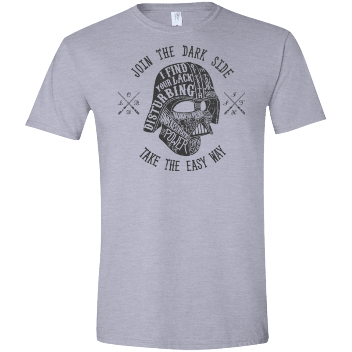 T-Shirts Sport Grey / X-Small The Easy Way Men's Semi-Fitted Softstyle