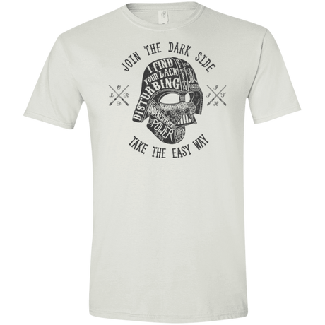 T-Shirts White / X-Small The Easy Way Men's Semi-Fitted Softstyle