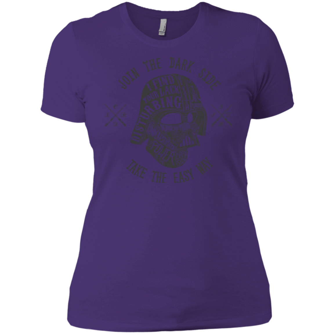 T-Shirts Purple Rush/ / X-Small The Easy Way Women's Premium T-Shirt