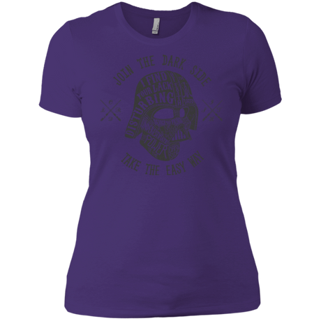 T-Shirts Purple Rush/ / X-Small The Easy Way Women's Premium T-Shirt