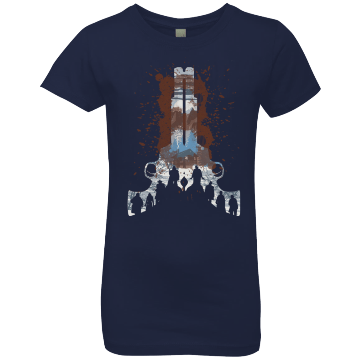 T-Shirts Midnight Navy / YXS The Eight Girls Premium T-Shirt