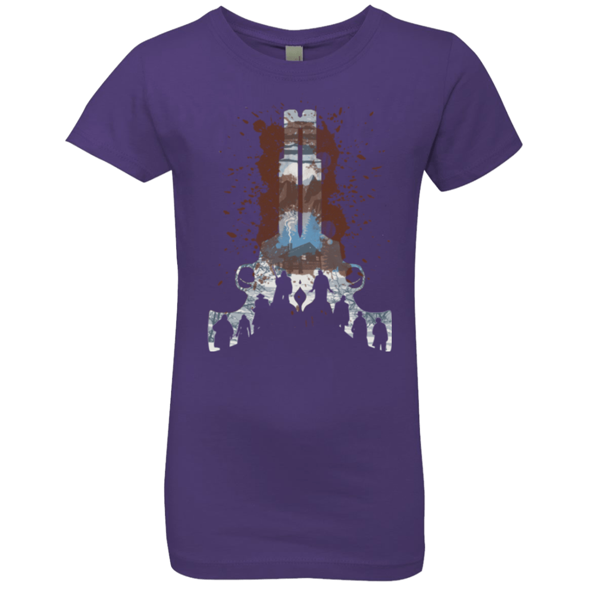 T-Shirts Purple Rush / YXS The Eight Girls Premium T-Shirt