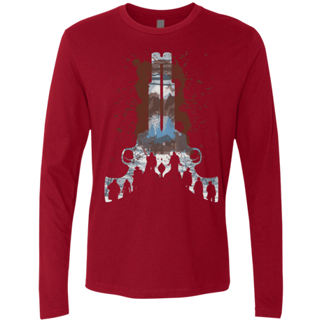 T-Shirts Cardinal / Small The Eight Men's Premium Long Sleeve
