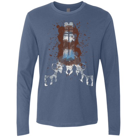 T-Shirts Indigo / Small The Eight Men's Premium Long Sleeve